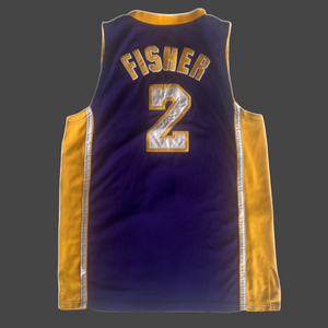 Derek Fisher Los Angeles Lakers Vintage Adidas Jersey